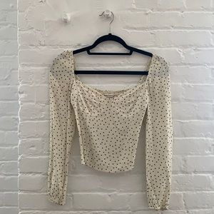 Reformation Polka Dot Top